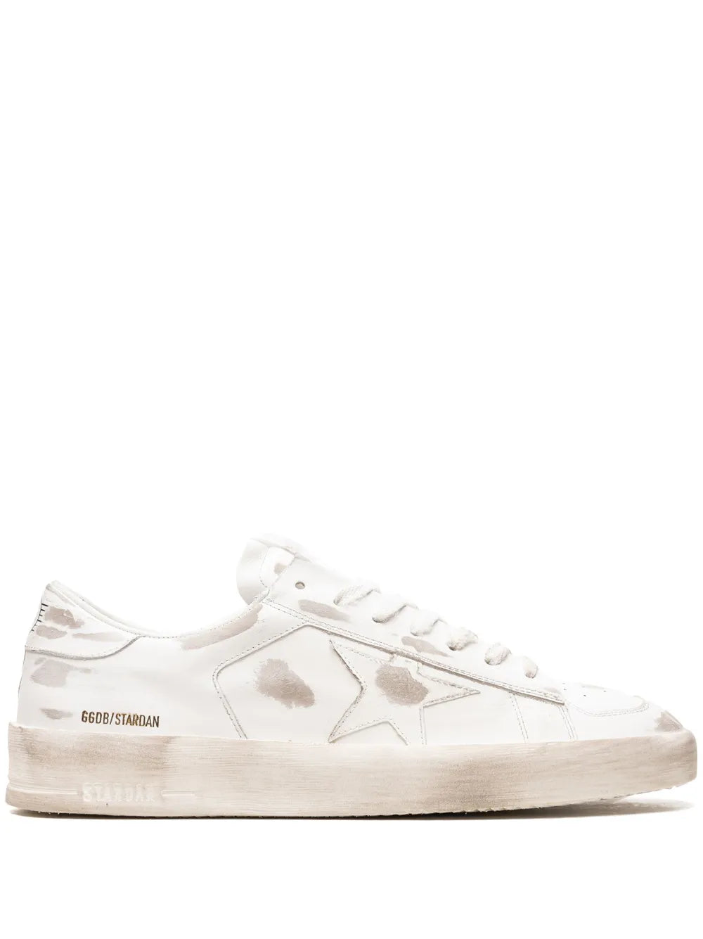 Golden Goose Stardan White/Beige Leather Sneakers