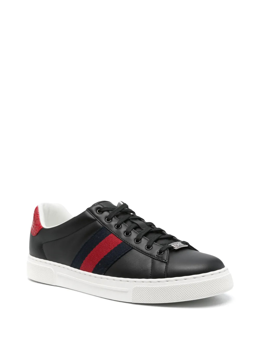 Gucci Ace Web-Trim Sneakers
