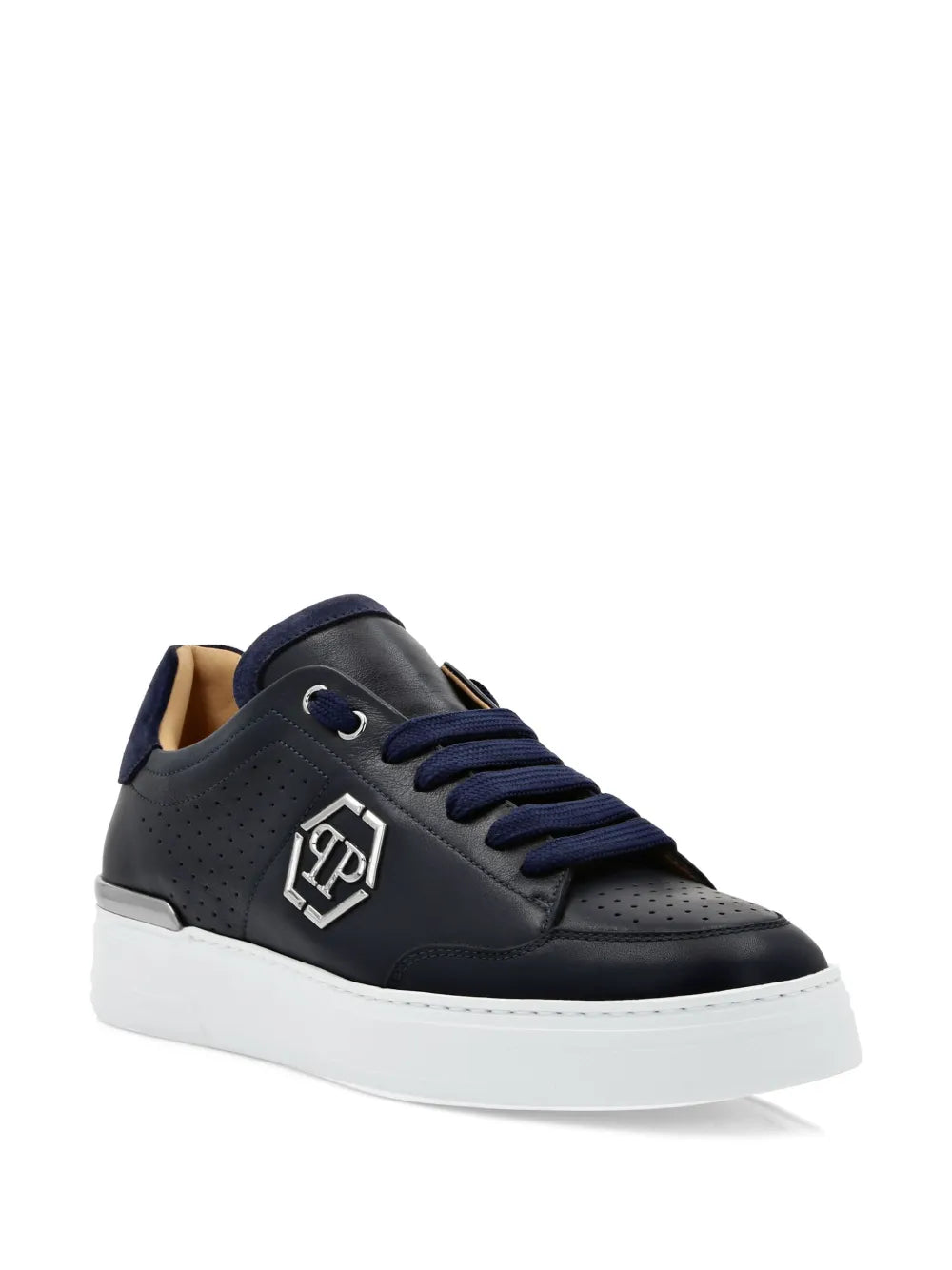 Philipp Plein Logo-Appliqu?Low-Top Sneakers