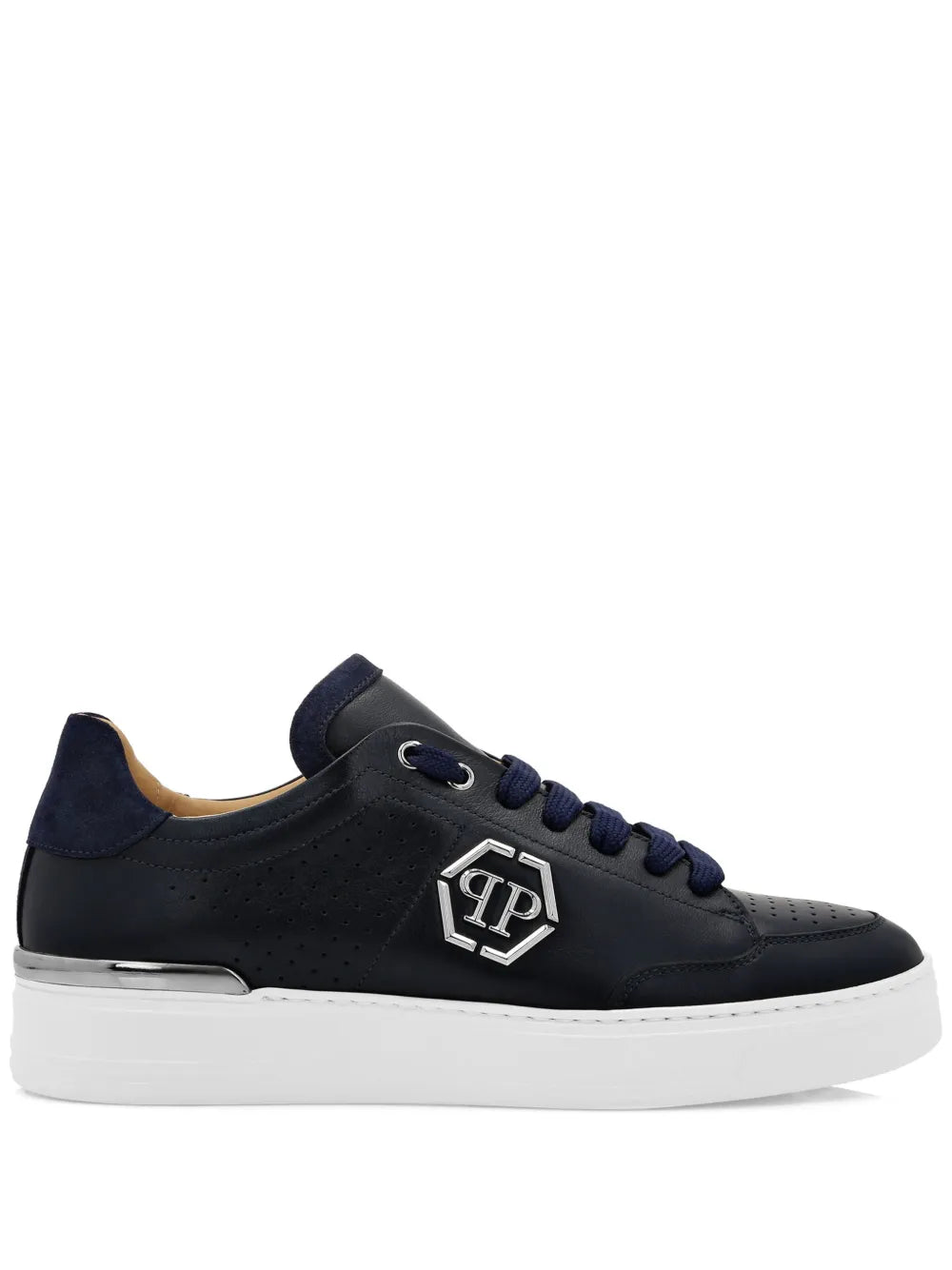 Philipp Plein Logo-Appliqu?Low-Top Sneakers