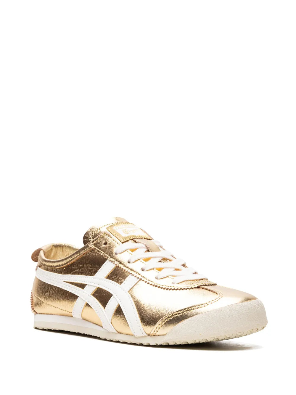Onitsuka Tiger Mexico 66?Gold/White Sneakers