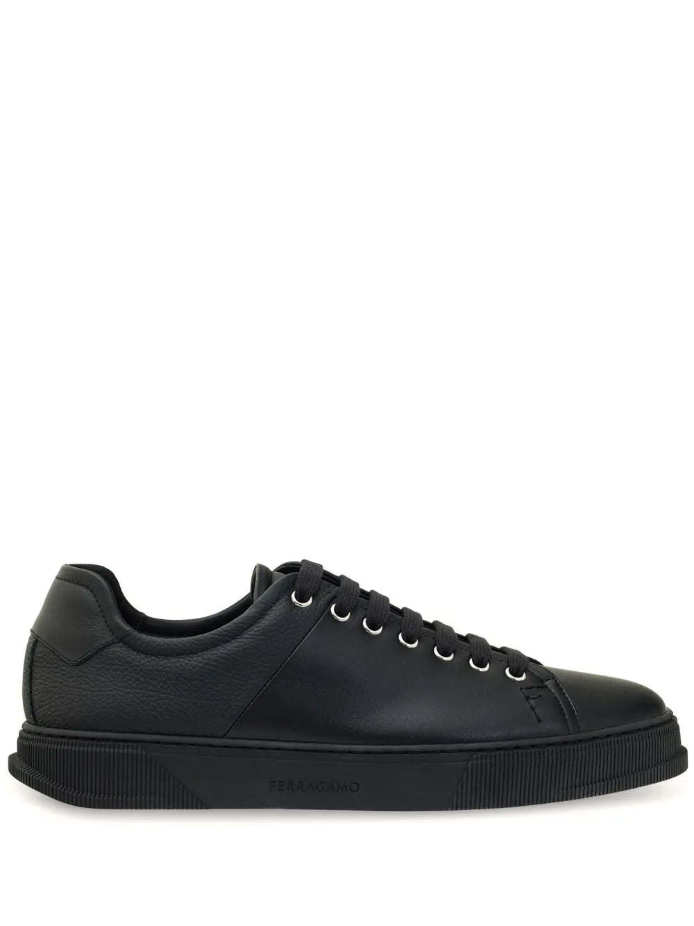 Ferragamo Panelled Leather Sneakers
