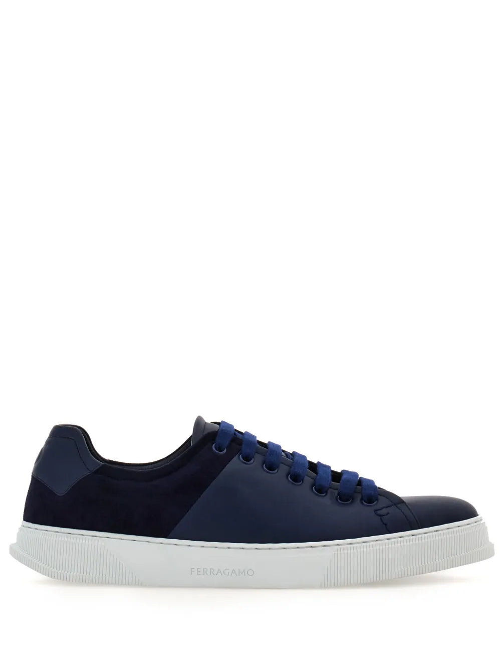 Ferragamo Lace-Up Leather Sneakers