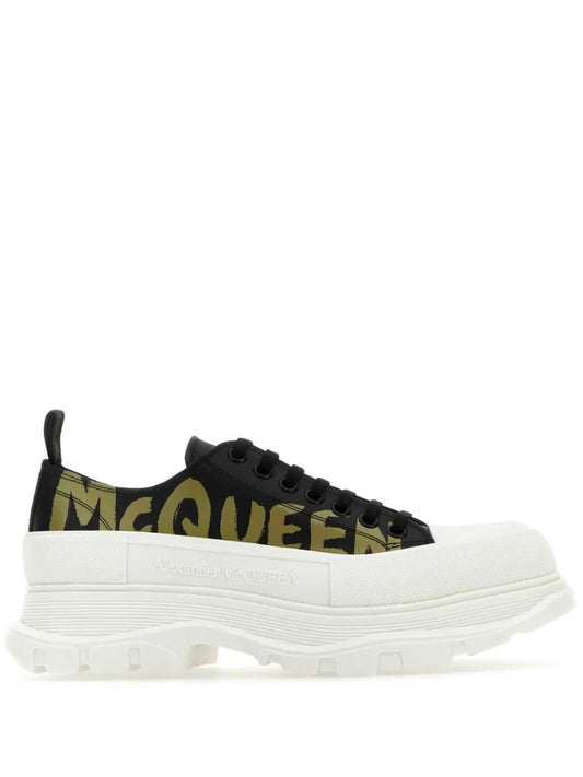 Alexander Mcqueen Tread Slick Lace-Up Sneakers