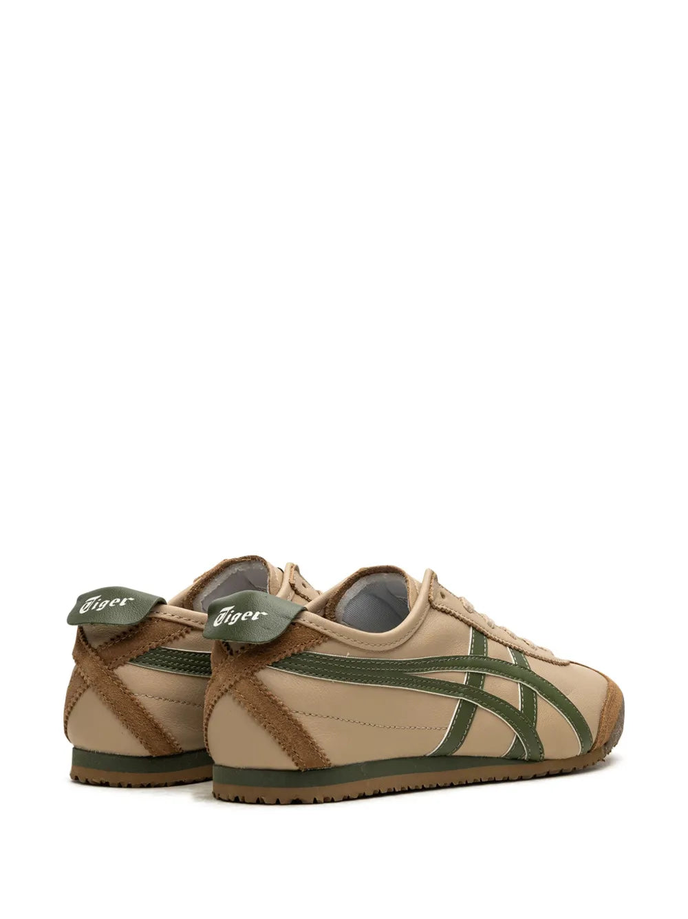 Onitsuka Tiger Mexico 66?Beige Grass Green Sneakers