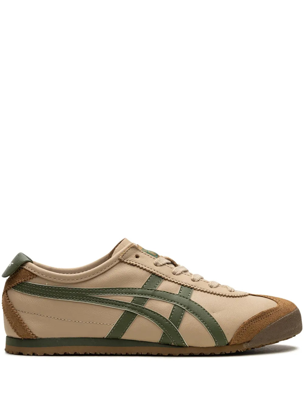 Onitsuka Tiger Mexico 66?Beige Grass Green Sneakers