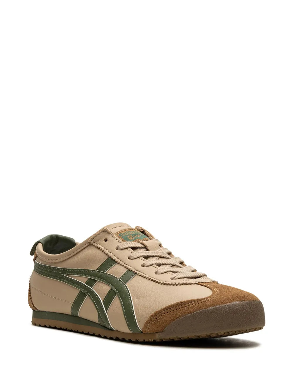 Onitsuka Tiger Mexico 66?Beige Grass Green Sneakers
