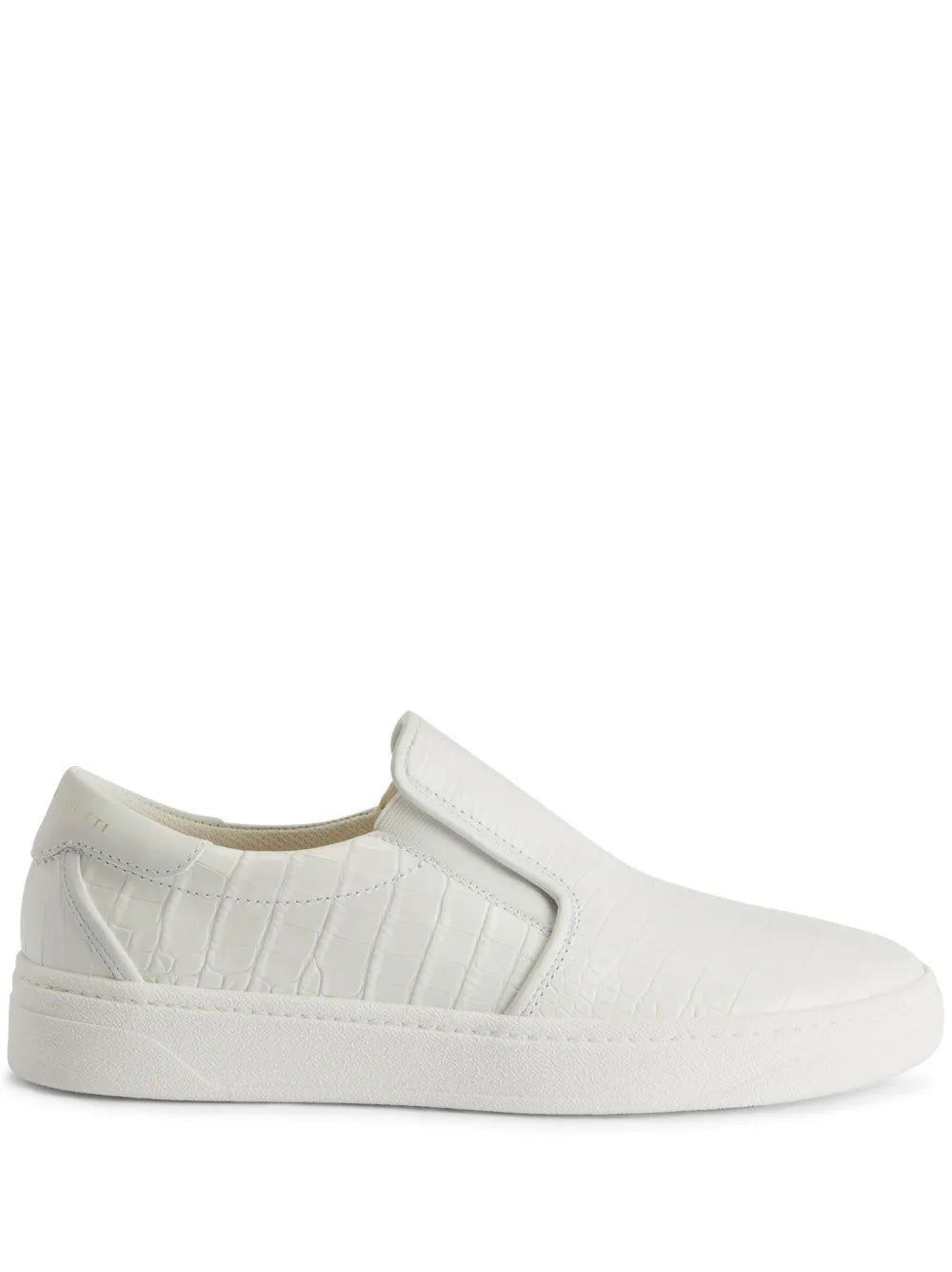 Giuseppe Zanotti Gz94 Crocodile-Embossed Leather Slip-On Sneakers