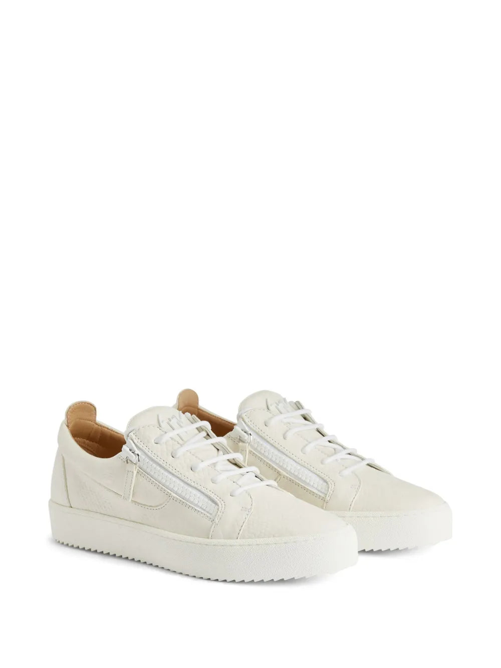 Giuseppe Zanotti Frankie Double-Zip Low-Top Sneakers