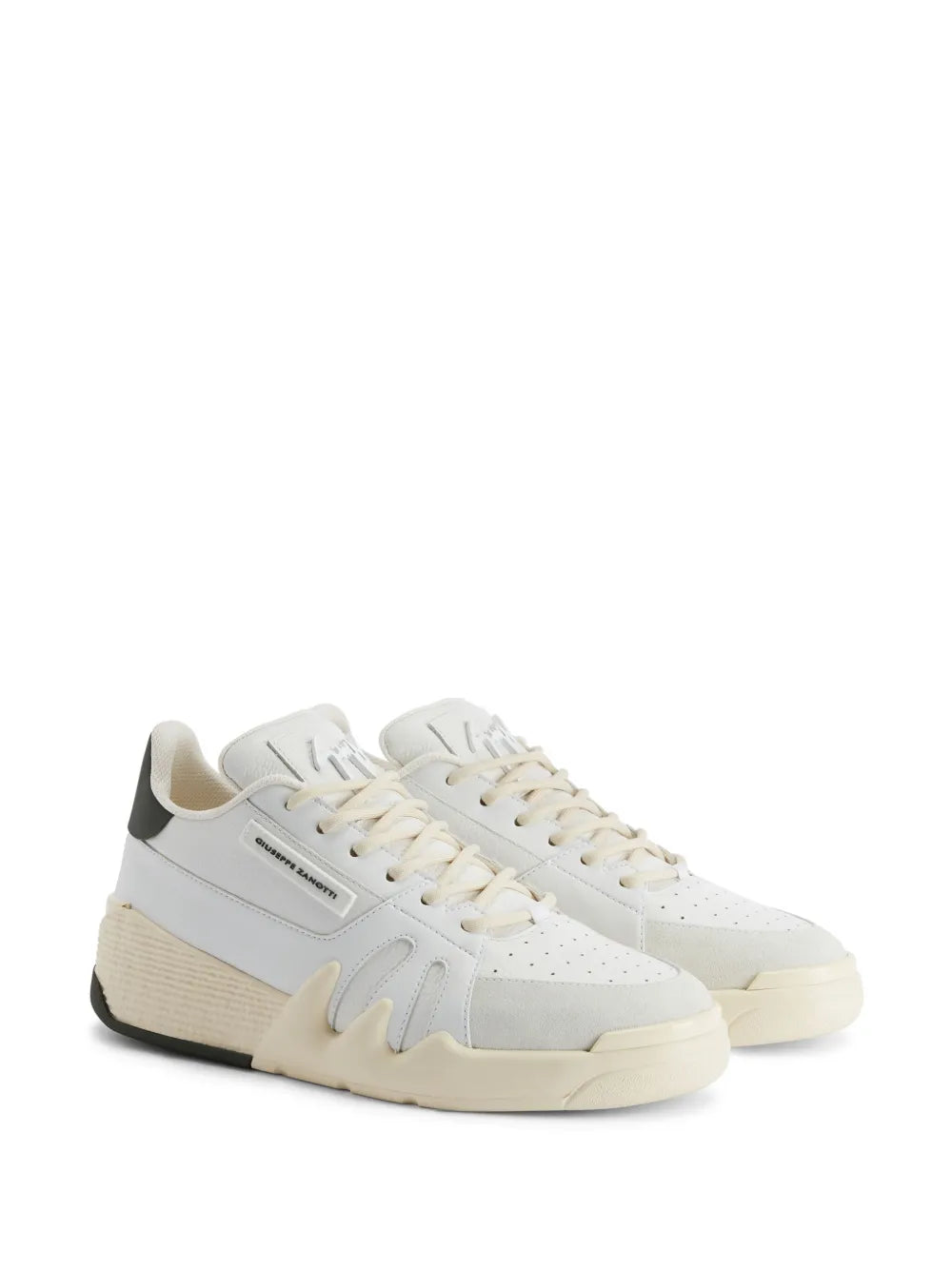 Giuseppe Zanotti Talon Logo-Patch Leather Sneakers