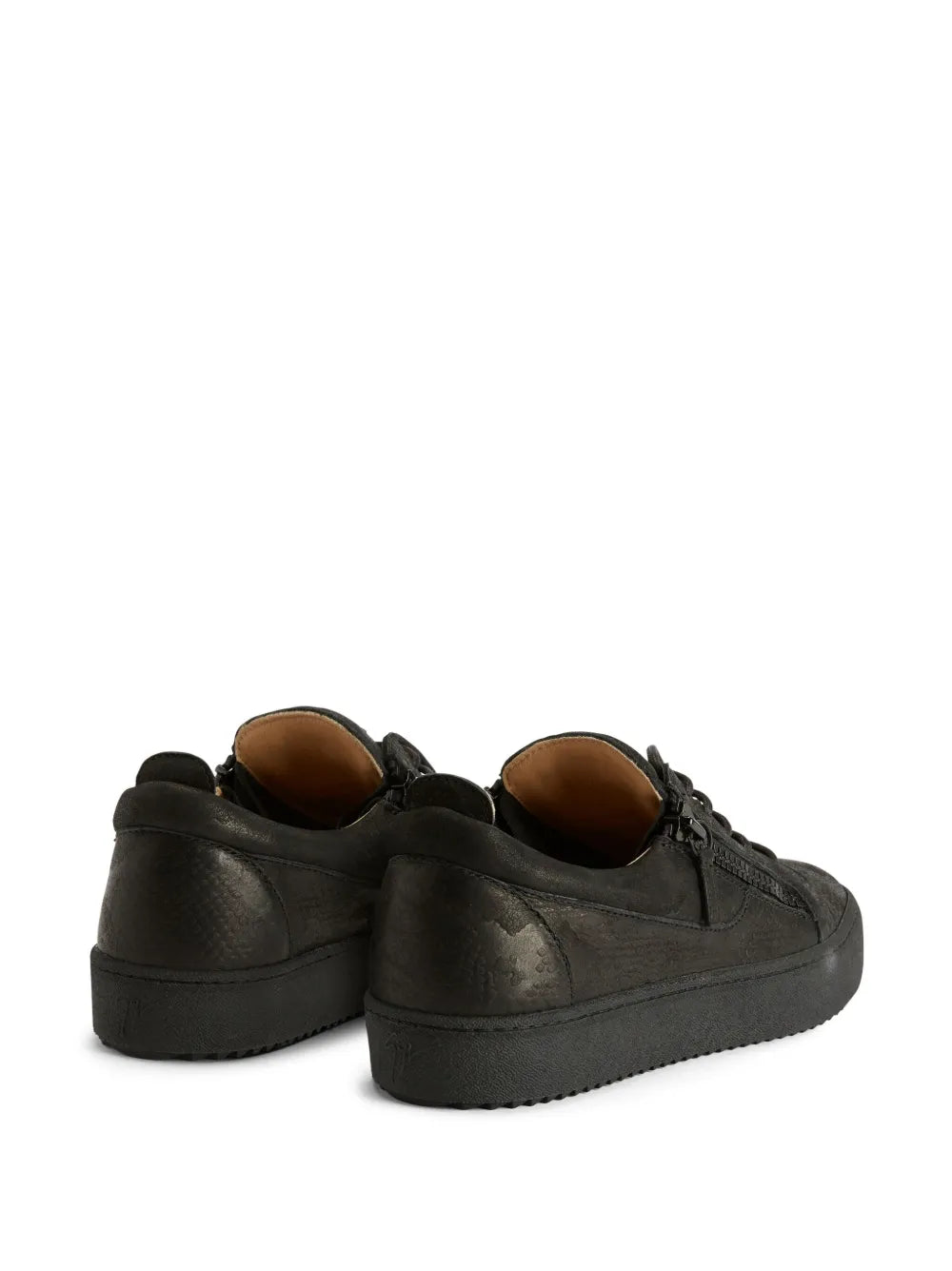 Giuseppe Zanotti Frankie Double-Zip Low-Top Sneakers
