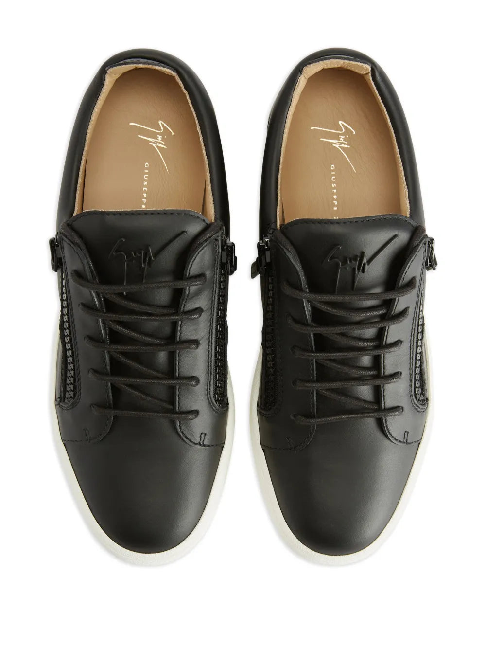 Giuseppe Zanotti Frankie Double-Zip Low-Top Sneakers