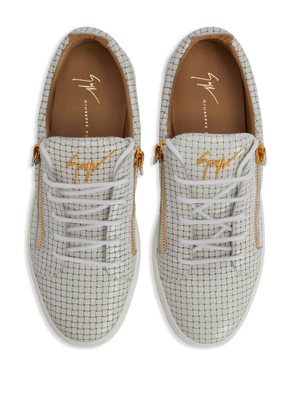 Giuseppe Zanotti Frankie Double-Zip Low-Top Sneakers