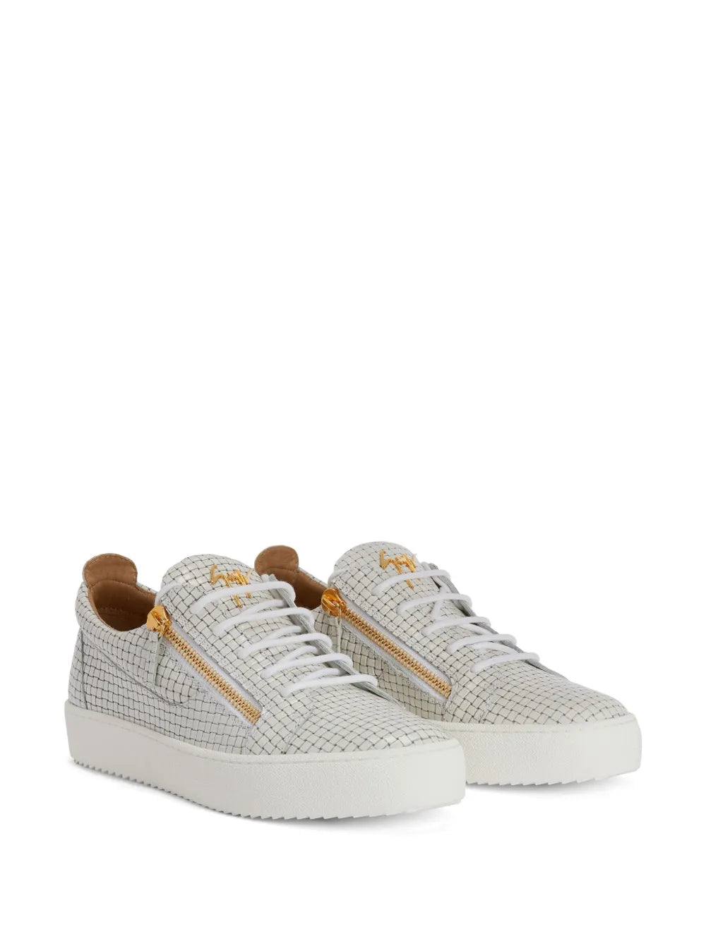 Giuseppe Zanotti Frankie Double-Zip Low-Top Sneakers