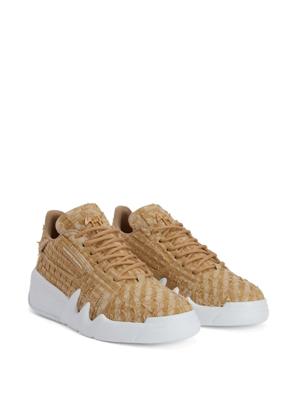Giuseppe Zanotti Talon  Lace-Up Low-Top Sneakers