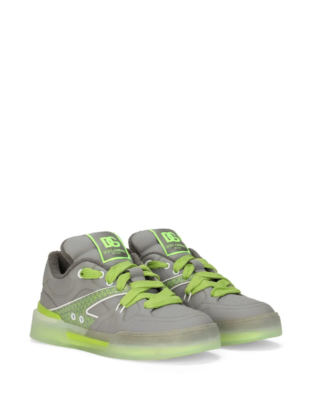 Dolce & Gabbana New Roma Logo-Patch Low-Top Sneakers