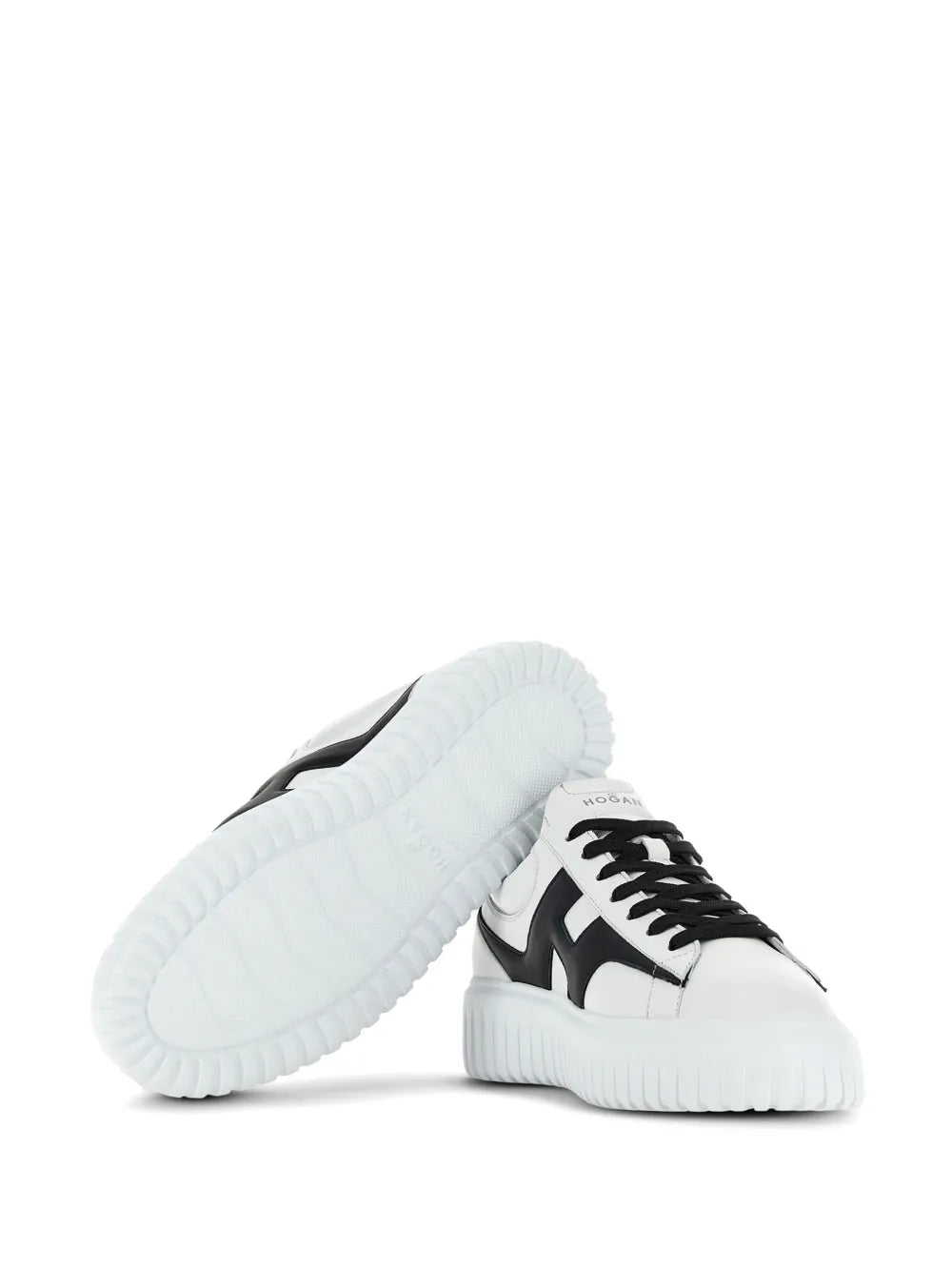 Hogan H-Stripes Leather Sneakers
