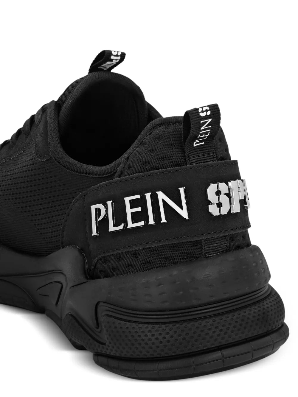 Plein Sport Logo-Lettering Mesh Sneakers