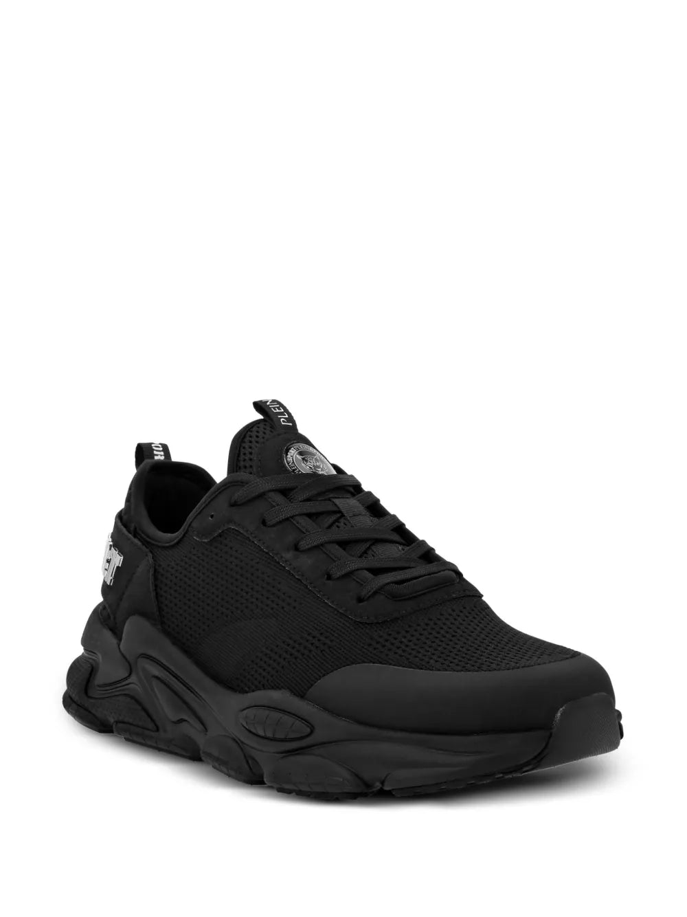 Plein Sport Logo-Lettering Mesh Sneakers