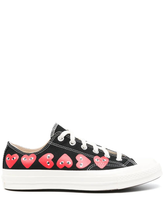 Comme Des Gar ns Play X Converse Chuck 70 Multi Heart Sneakers