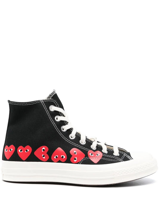 Comme Des Gar ns Play X Converse Chuck 70 Sneakers
