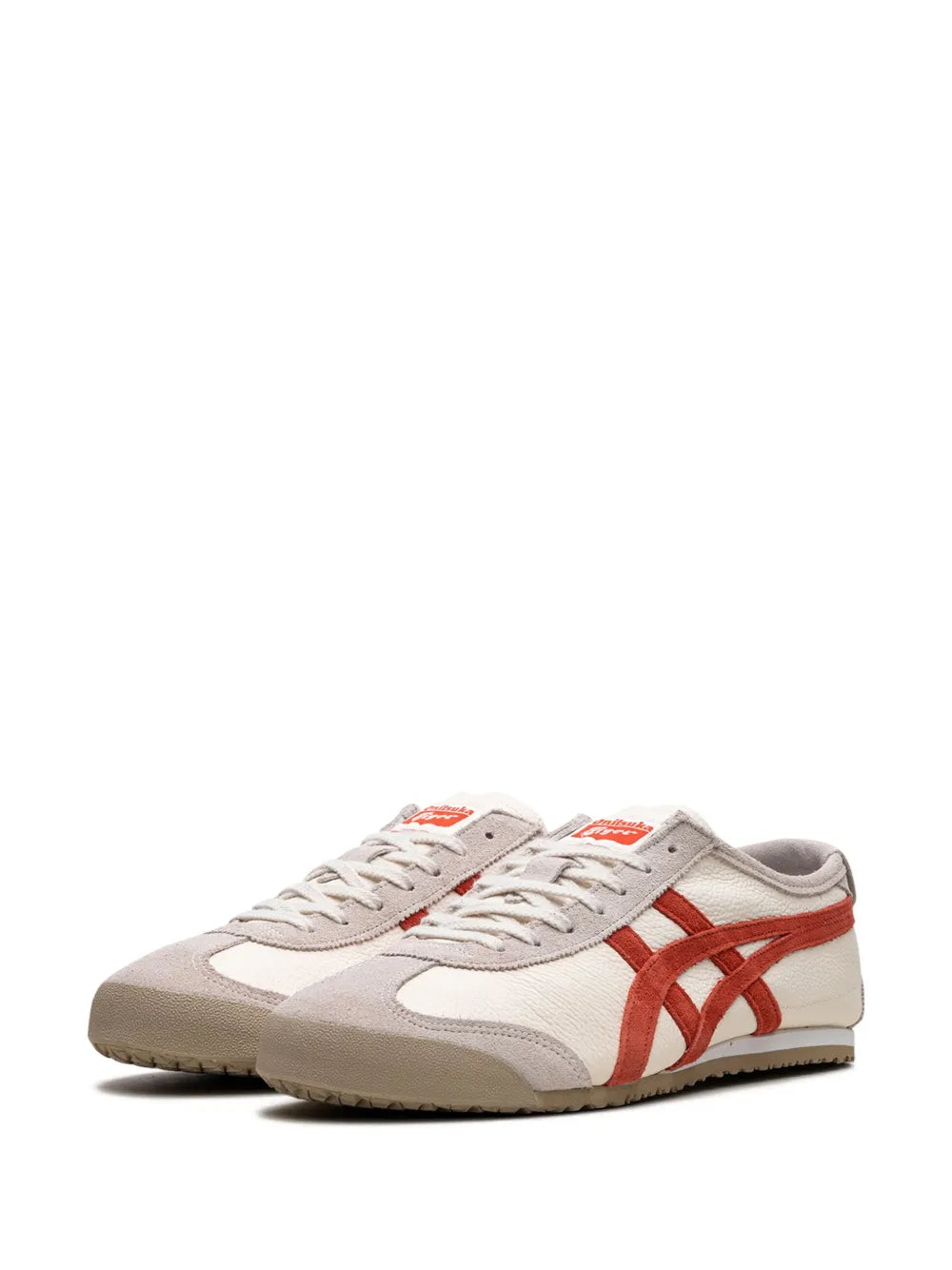 Onitsuka Tiger Mexico 66 Vin Beige White Red Sneakers