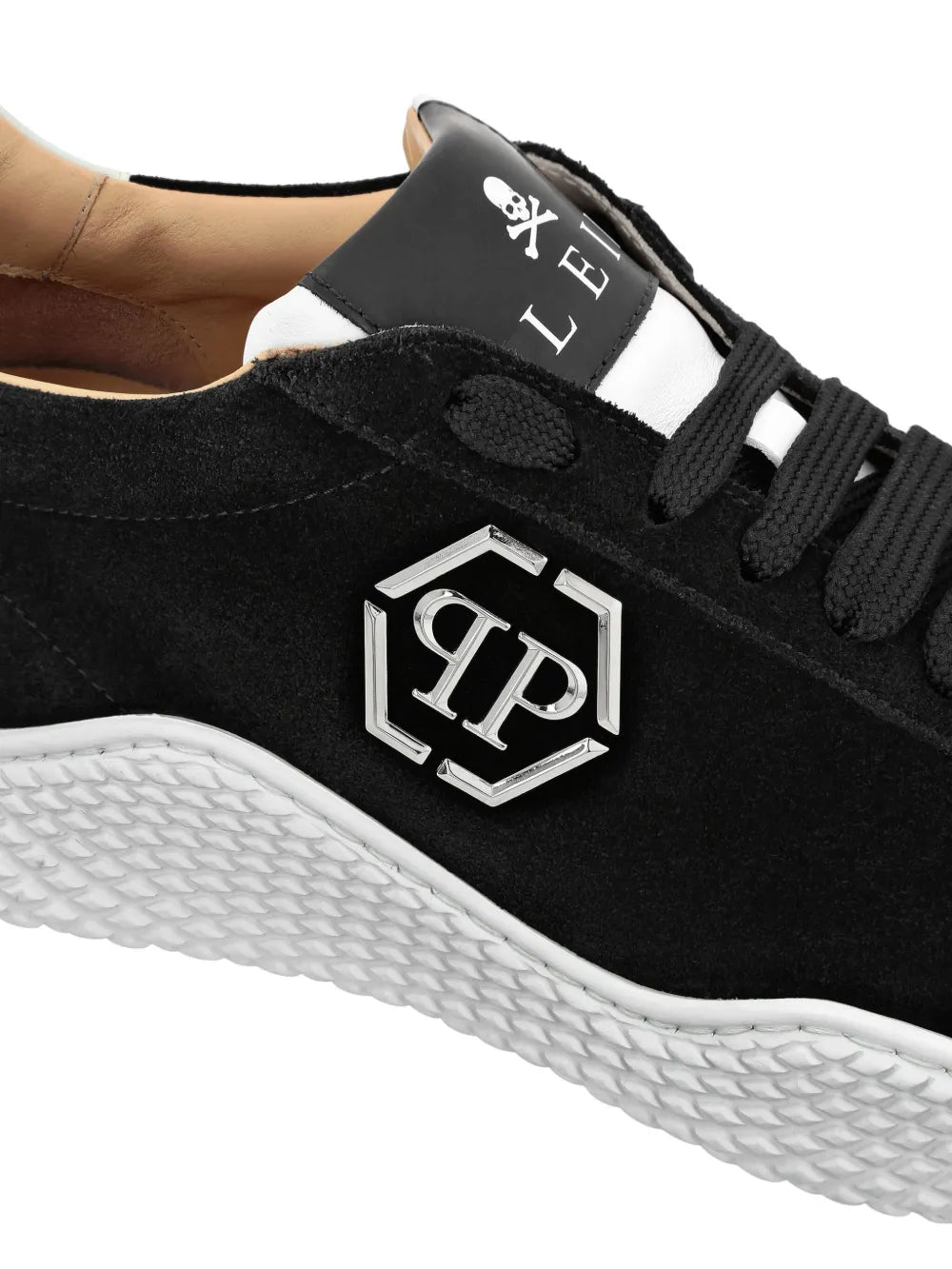 Philipp Plein Logo-Plaque Suede Sneakers