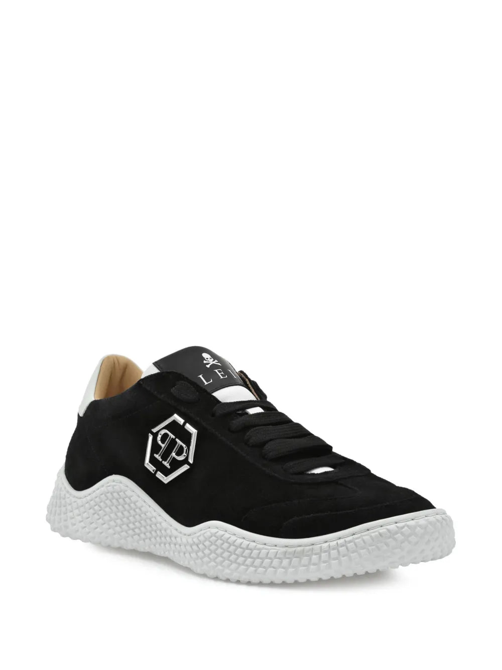 Philipp Plein Logo-Plaque Suede Sneakers