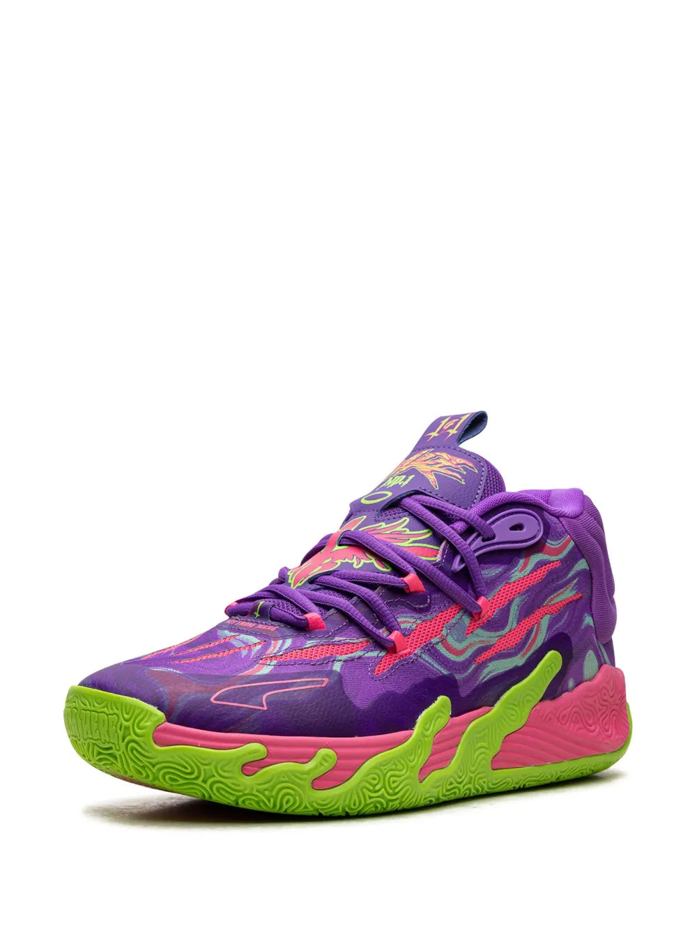 Puma Mb.03 Toxic Purple Glimmer/Green Gecko Sneakers