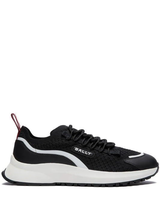 Bally Logo-Appliqu Mesh-Panelling Sneakers