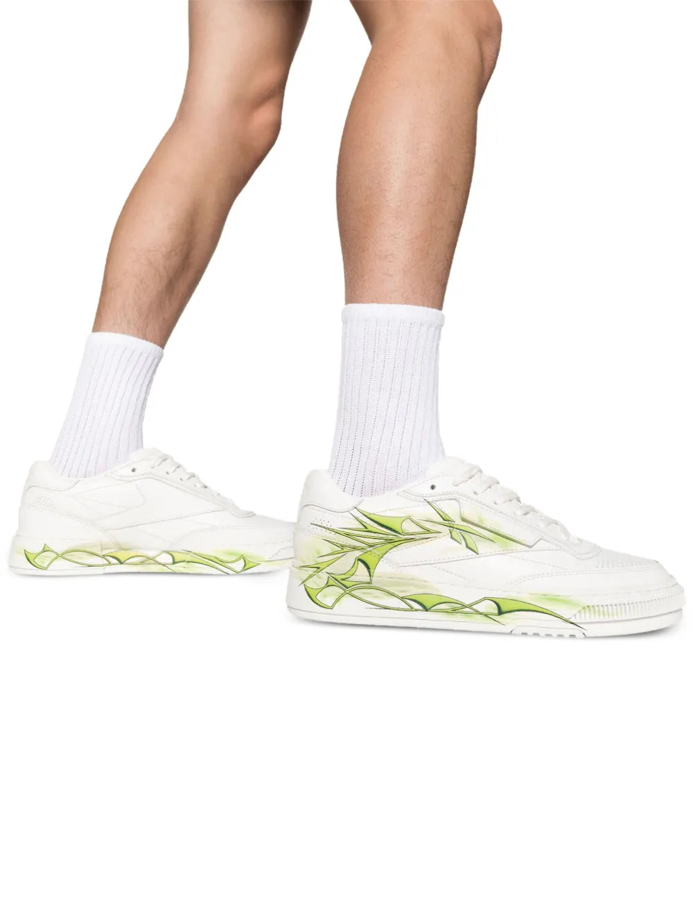 Reebok Ltd Club C Logo-Print Sneakers