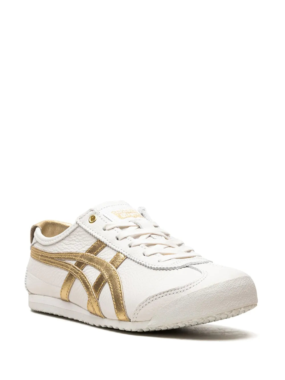 Onitsuka Tiger Mexico 66?White/Gold Sneakers