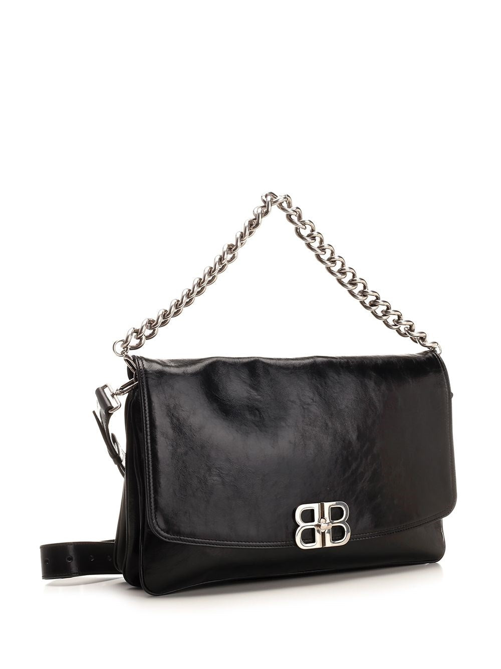 Balenciaga Women "Bb Soft Flap" Large Shoulder Bag