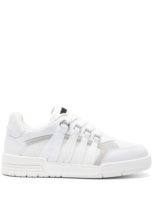 Moschino Lace-Detailed Panelled Trainers