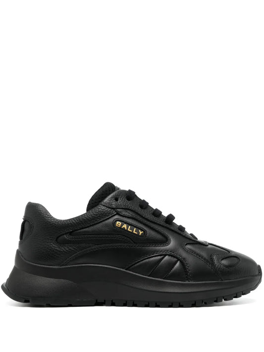 Bally Panelled Leather Sneakers