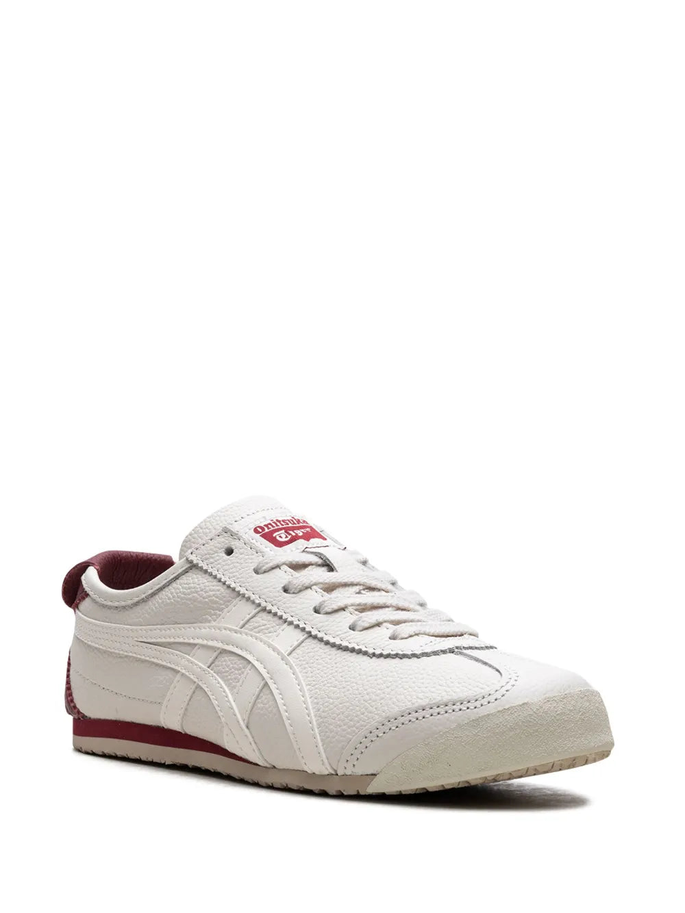 Onitsuka Tiger Mexico 66?Cream/Beet Juice Sneakers