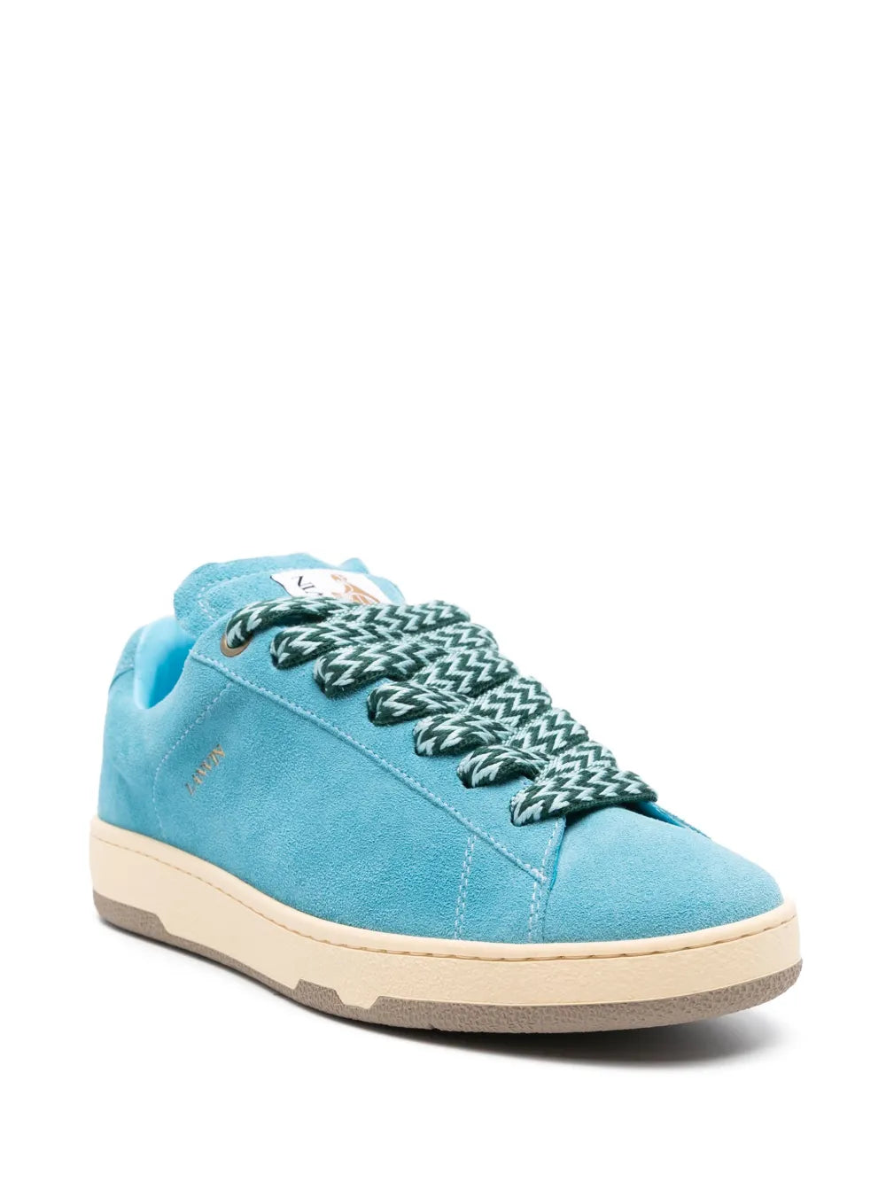 Lanvin Curb Lite Sued Sneakers