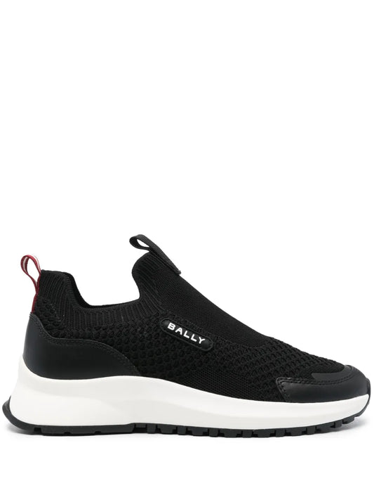 Bally Knitted-Upper Slip-On Sneakers