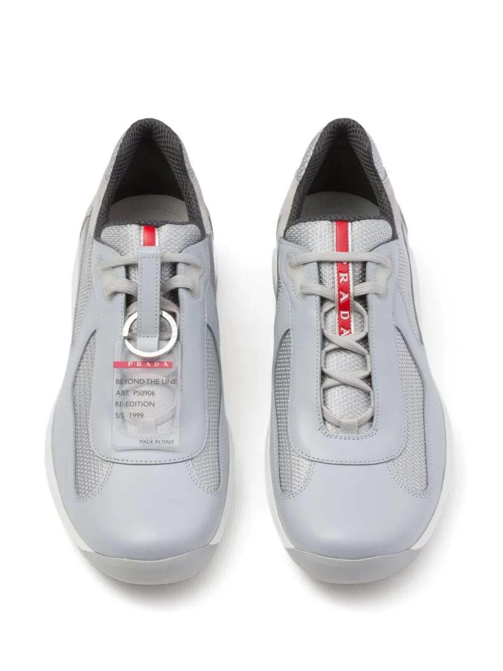 Prada Americas Cup Logo-Patch Sneakers