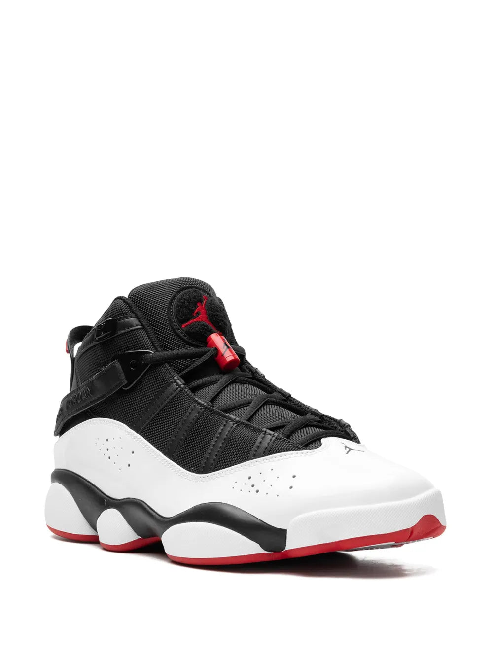 Jordan 6 Rings Wht/Blk/Red Sneakers