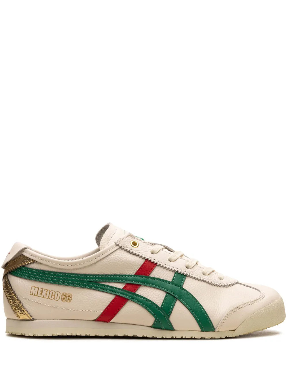 Onitsuka Tiger Mexico 66 Birch Kale/Red/Gold Sneakers
