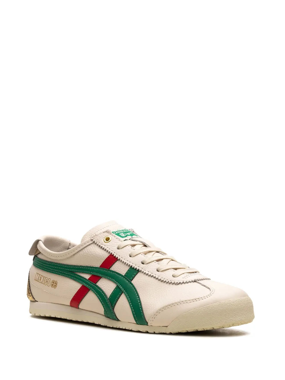 Onitsuka Tiger Mexico 66 Birch Kale/Red/Gold Sneakers
