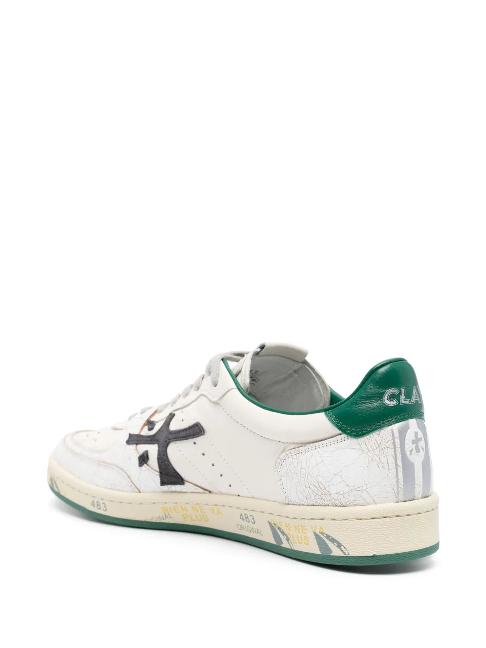 Premiata Clay Low-Top Leather Sneakers