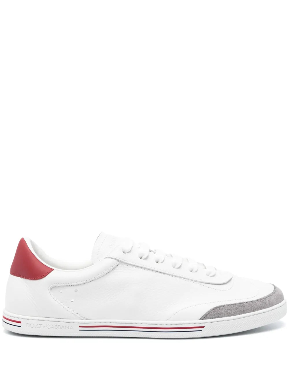 Dolce & Gabbana Stripe-Detailing Leather Sneakers