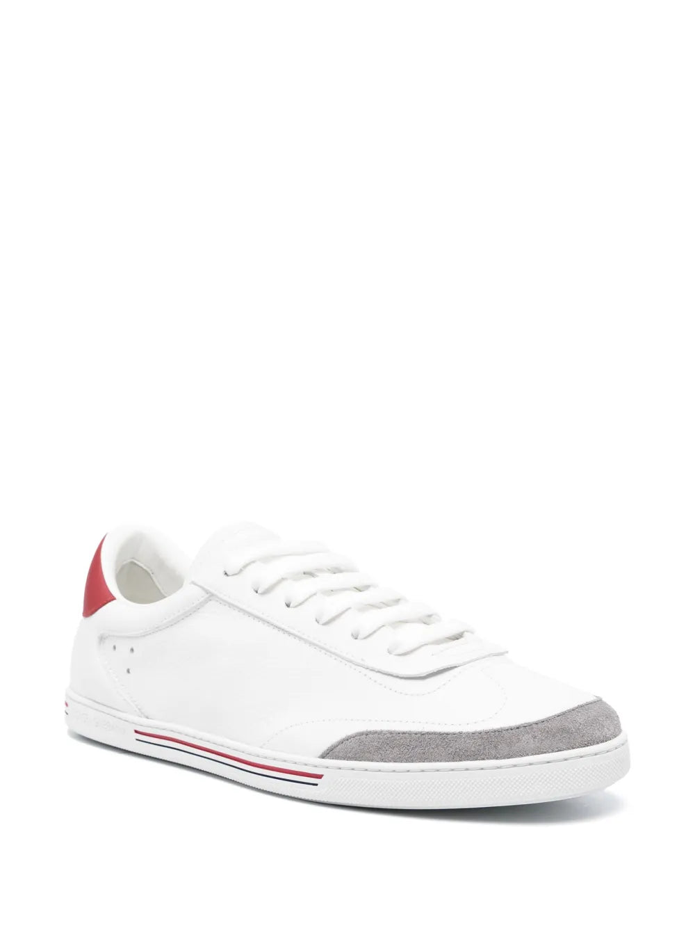 Dolce & Gabbana Stripe-Detailing Leather Sneakers