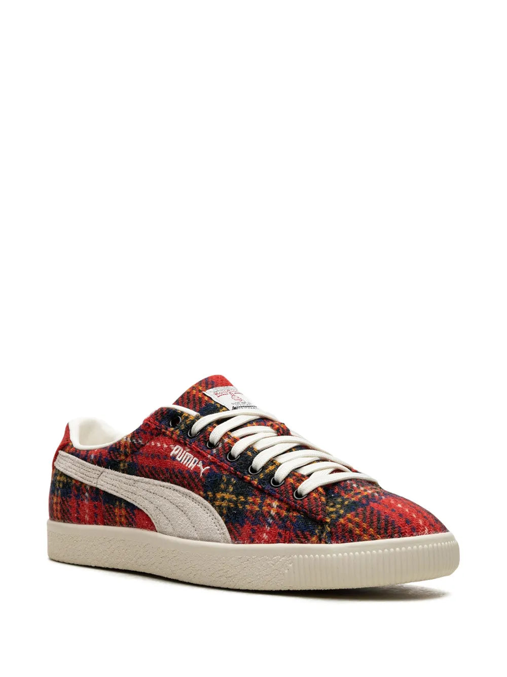 Puma Suede Vtg Harris Tweed Frosted Ivory/Red Sneakers