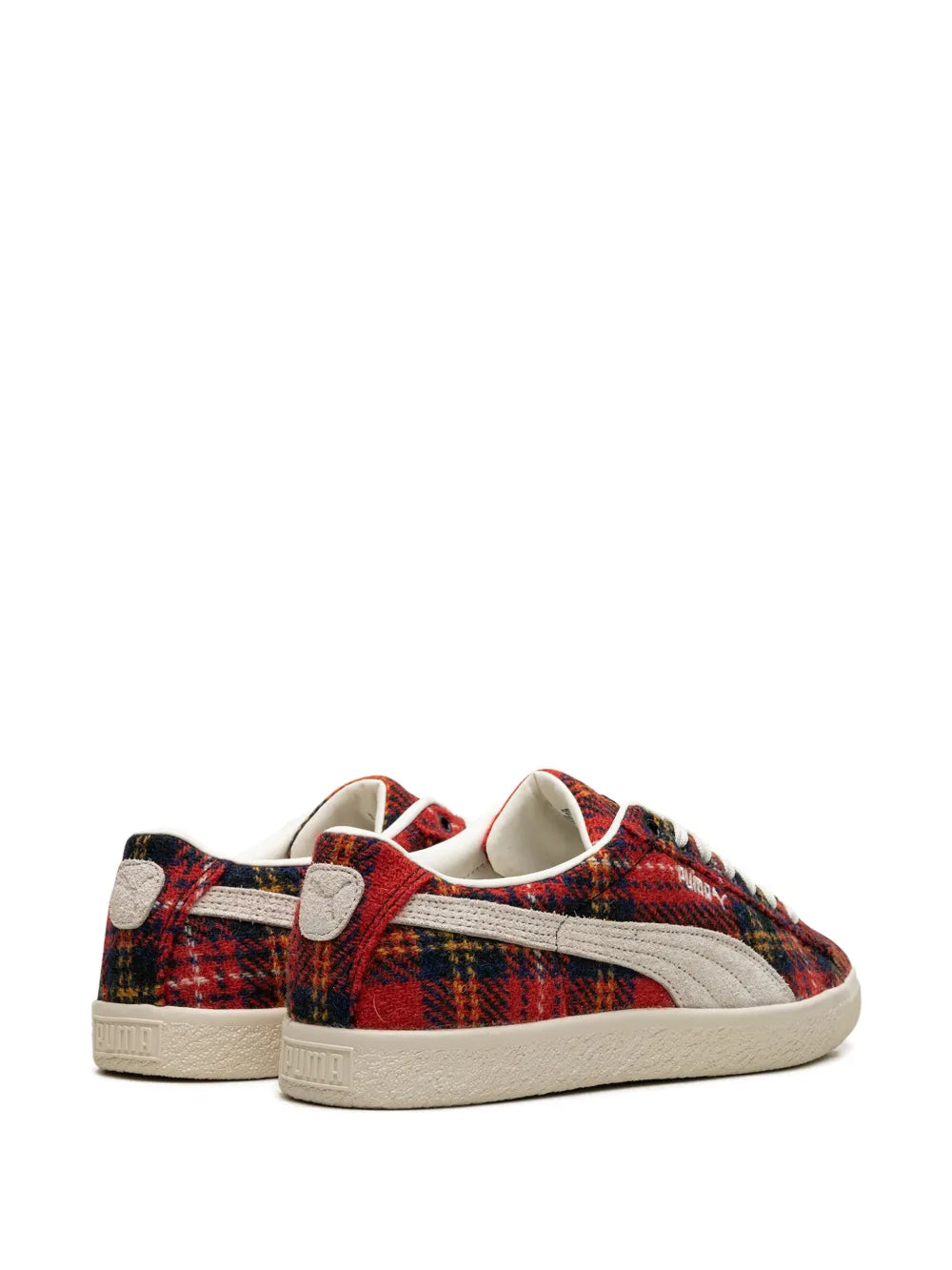 Puma Suede Vtg Harris Tweed Frosted Ivory/Red Sneakers