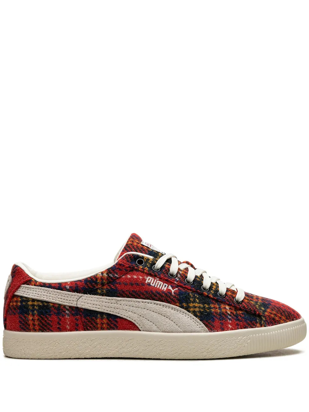 Puma Suede Vtg Harris Tweed Frosted Ivory/Red Sneakers