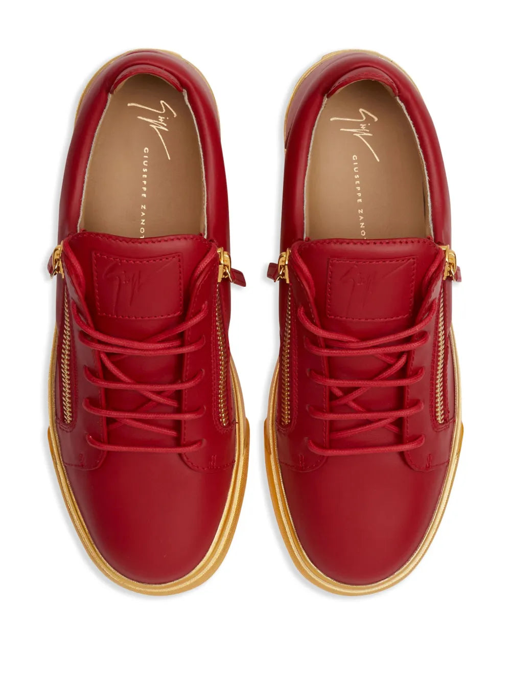 Giuseppe Zanotti Frankie Double-Zip Low-Top Sneakers