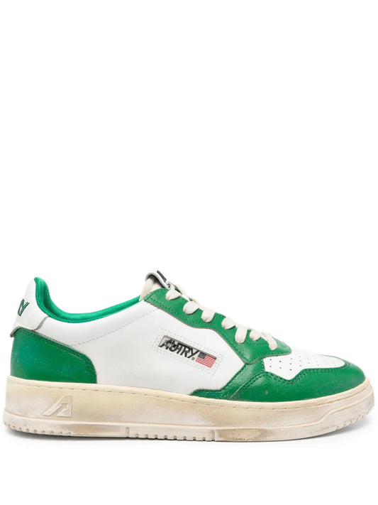 Autry Medalist Low Super Vintage Leather Sneakers